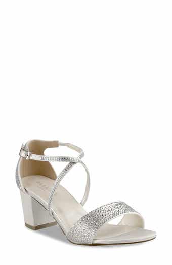 Ines Satin Embellished Sandal