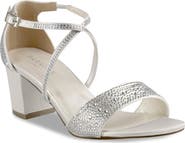 Paradox London Pink Ines Satin Embellished Sandal