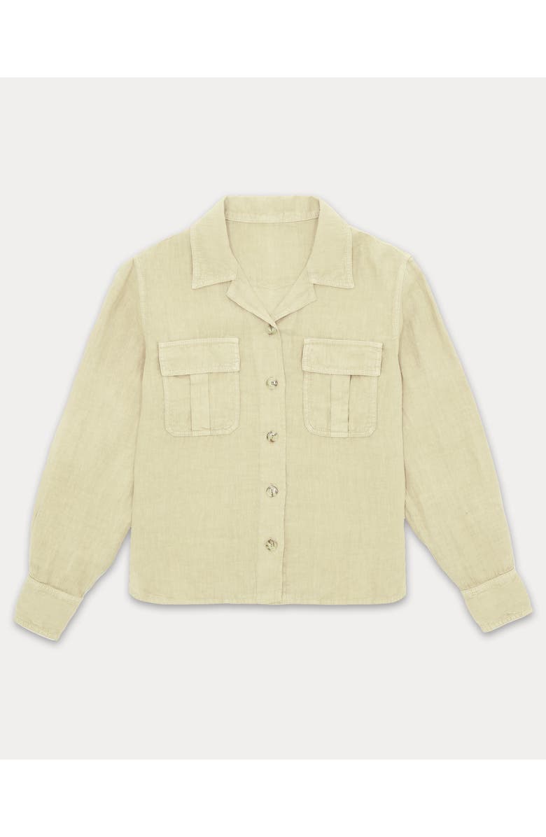 Fortela Bia Linen Shirt, Main, color, Cream