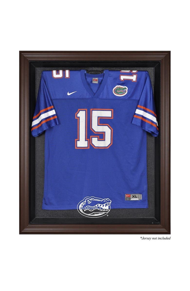 FANATICS AUTHENTIC Florida Gators Brown Framed Logo Jersey Display Case, Main, color, 