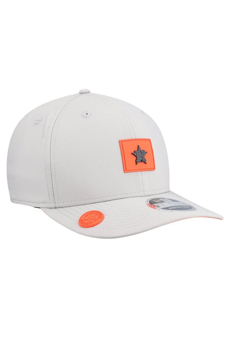 Men's New Era  Gray Houston Astros 2026 Clubhouse 9SEVENTY Adjustable Hat, Alternate, color, Gray