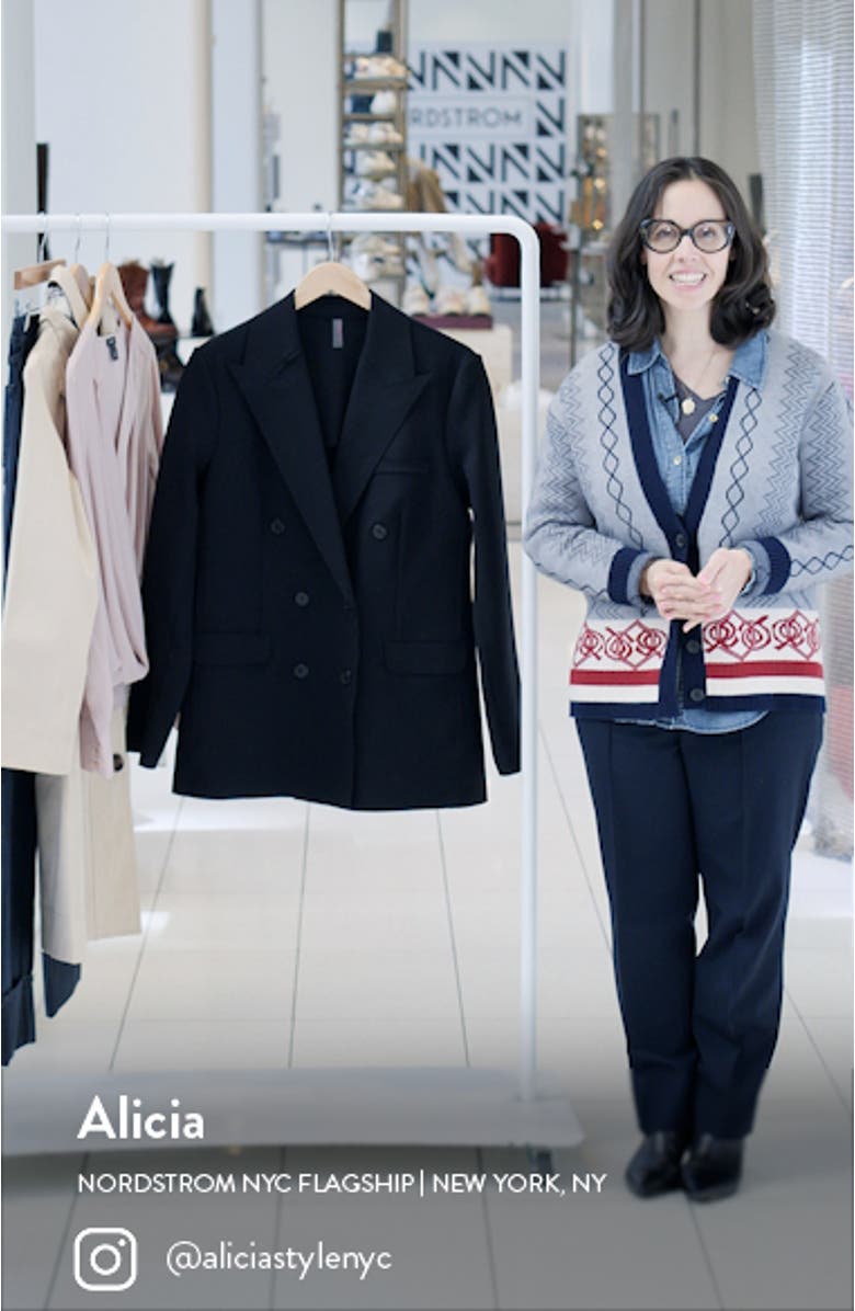 CEO Double Breasted Neoprene Blazer, sales video thumbnail