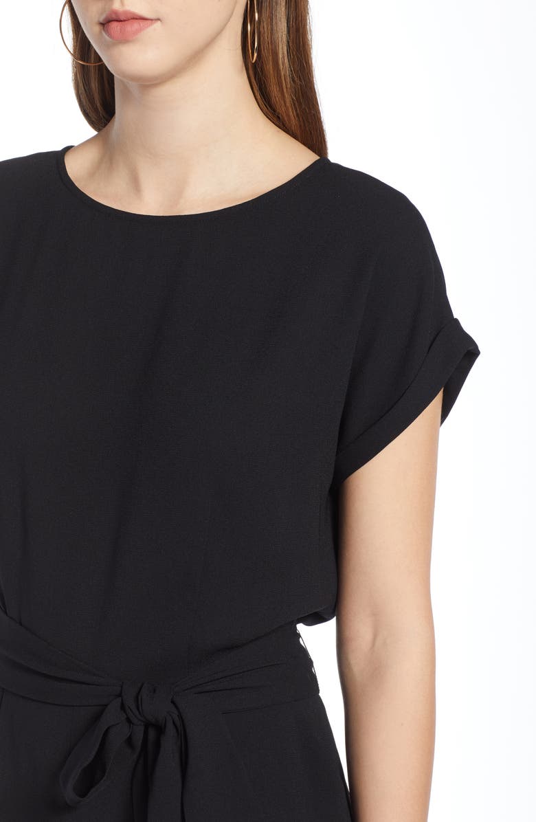 Halogen<sup>®</sup> Short Sleeve Jumpsuit, Alternate, color, 