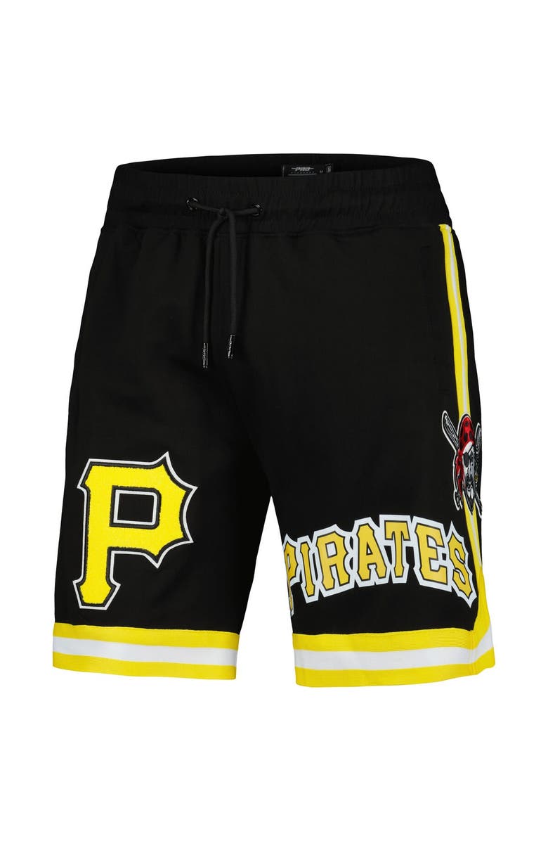 PRO STANDARD Men's Pro Standard Black Pittsburgh Pirates Team Shorts, Alternate, color, 