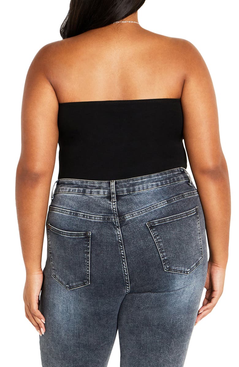 City Chic Halo Tube Top, Alternate, color,