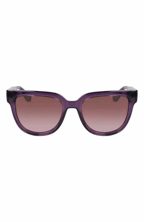Longchamp Le Pliage 52mm Round Sunglasses