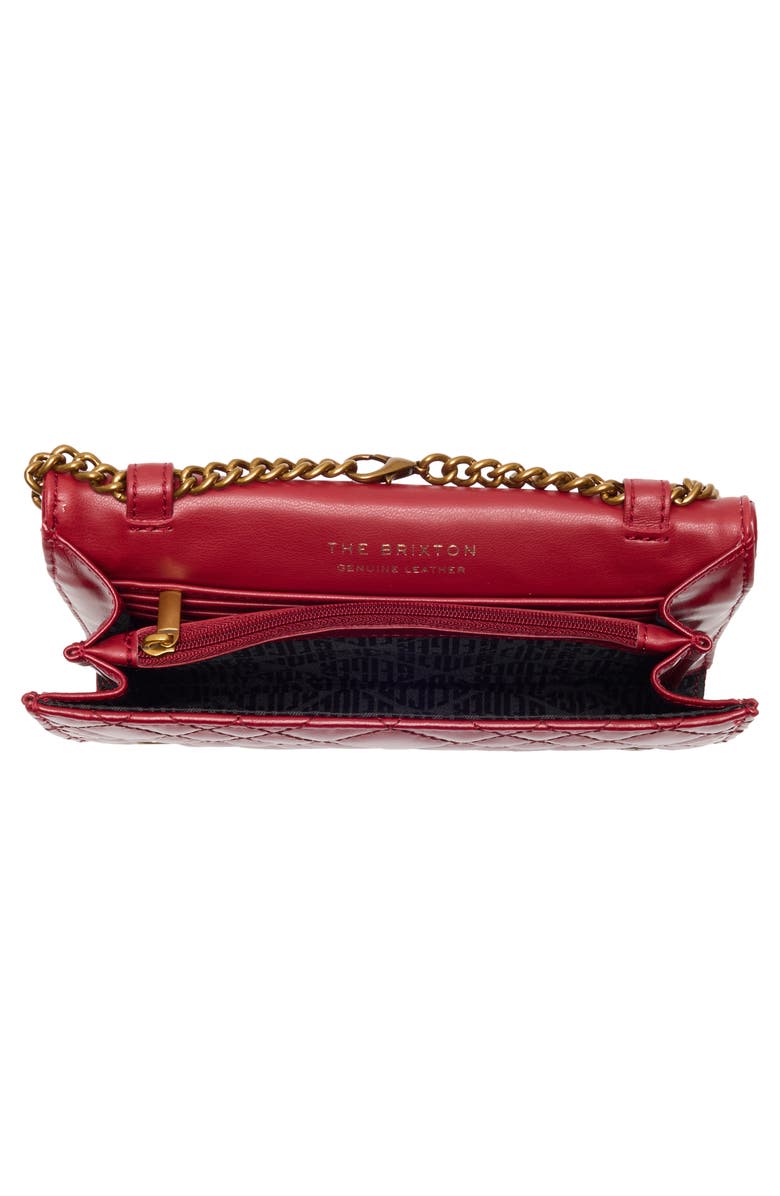 Kurt Geiger London Brixton Wallet on a Chain, Alternate, color, Red
