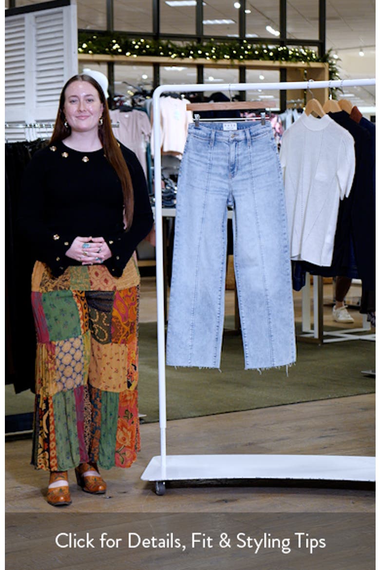 Pleaser Distressed High Waist Raw Hem Crop Jeans video