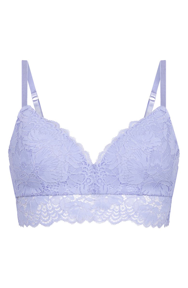 Hunkemöller Andrea Wirefree Bralette, Alternate, color, Baby Lavender
