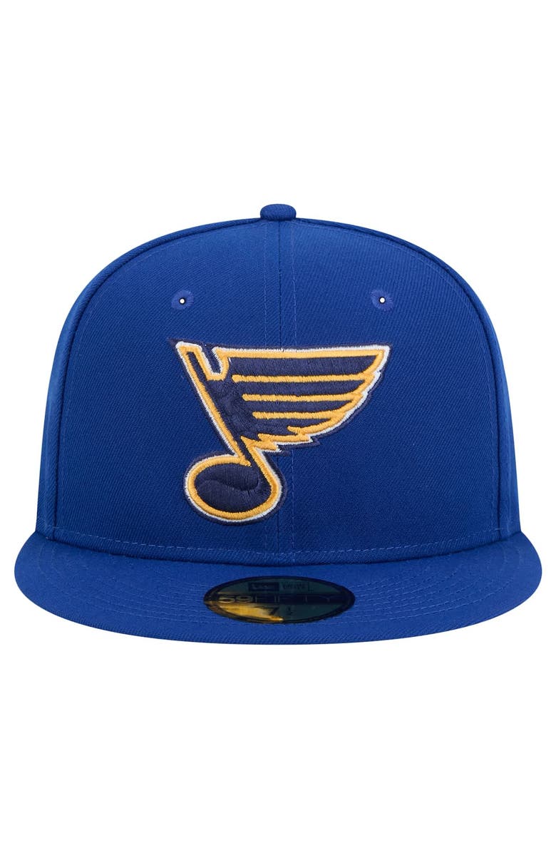 New Era Men's New Era Navy St. Louis Blues Core 59FIFTY Fitted Hat, Alternate, color, 