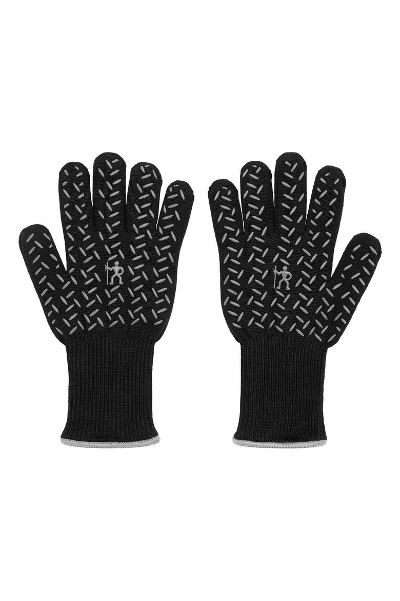 BBQ Heat Resistant Glove, Alternate, color, STAINLESS STEEL