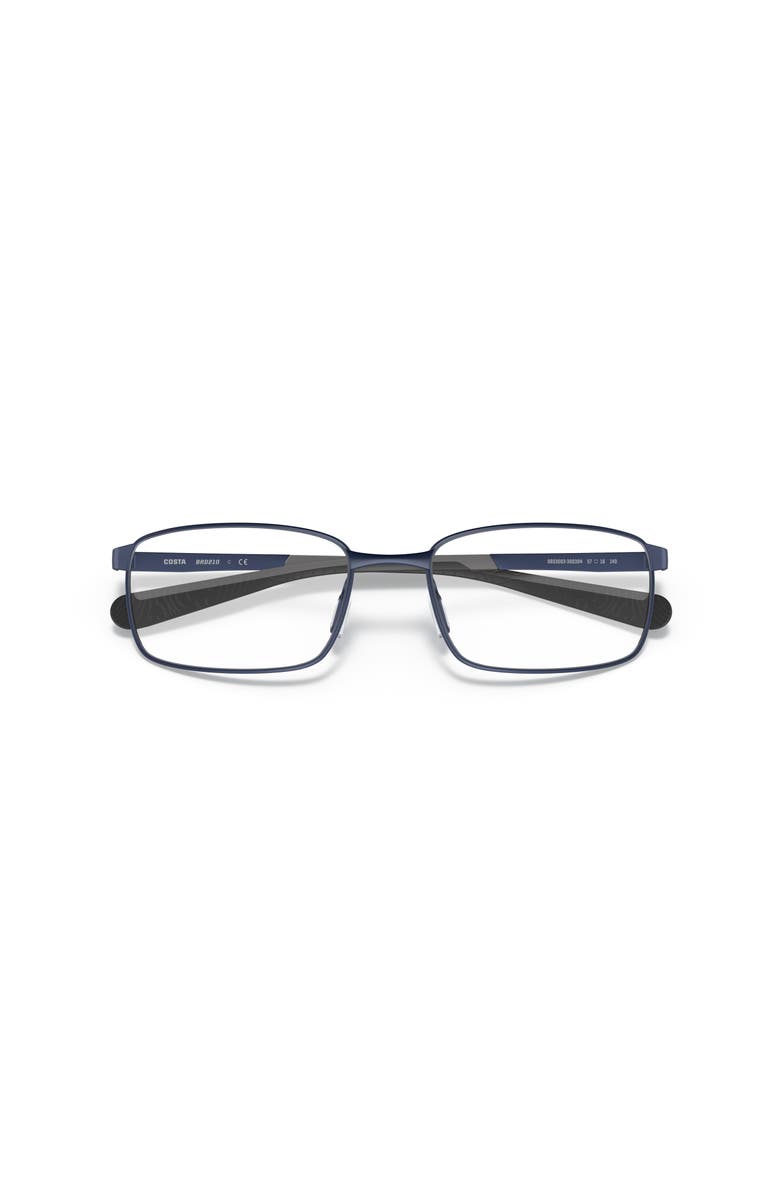 Costa 53mm Rectangle optical glasses, Alternate, color, Blue