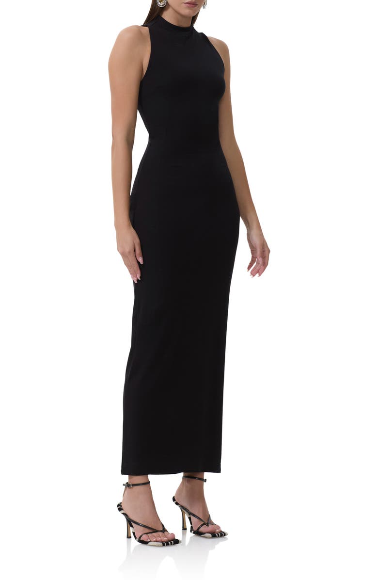 AFRM Casper Racerback Maxi Dress, Alternate, color, Noir