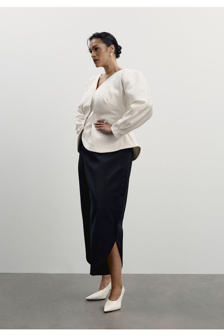 Crescent Moon Jacket, Alternate, color, VANILLA ICE