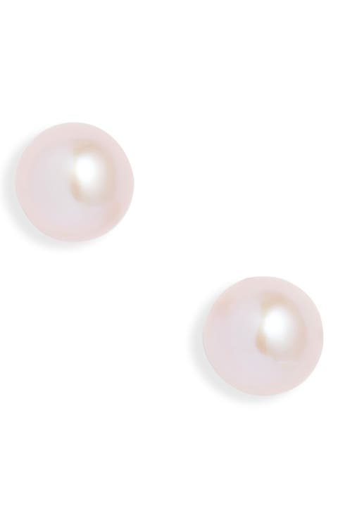 Freshwater Blush Pearl Stud Earrings