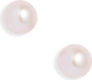 Nordstrom Freshwater Blush Pearl Stud Earrings