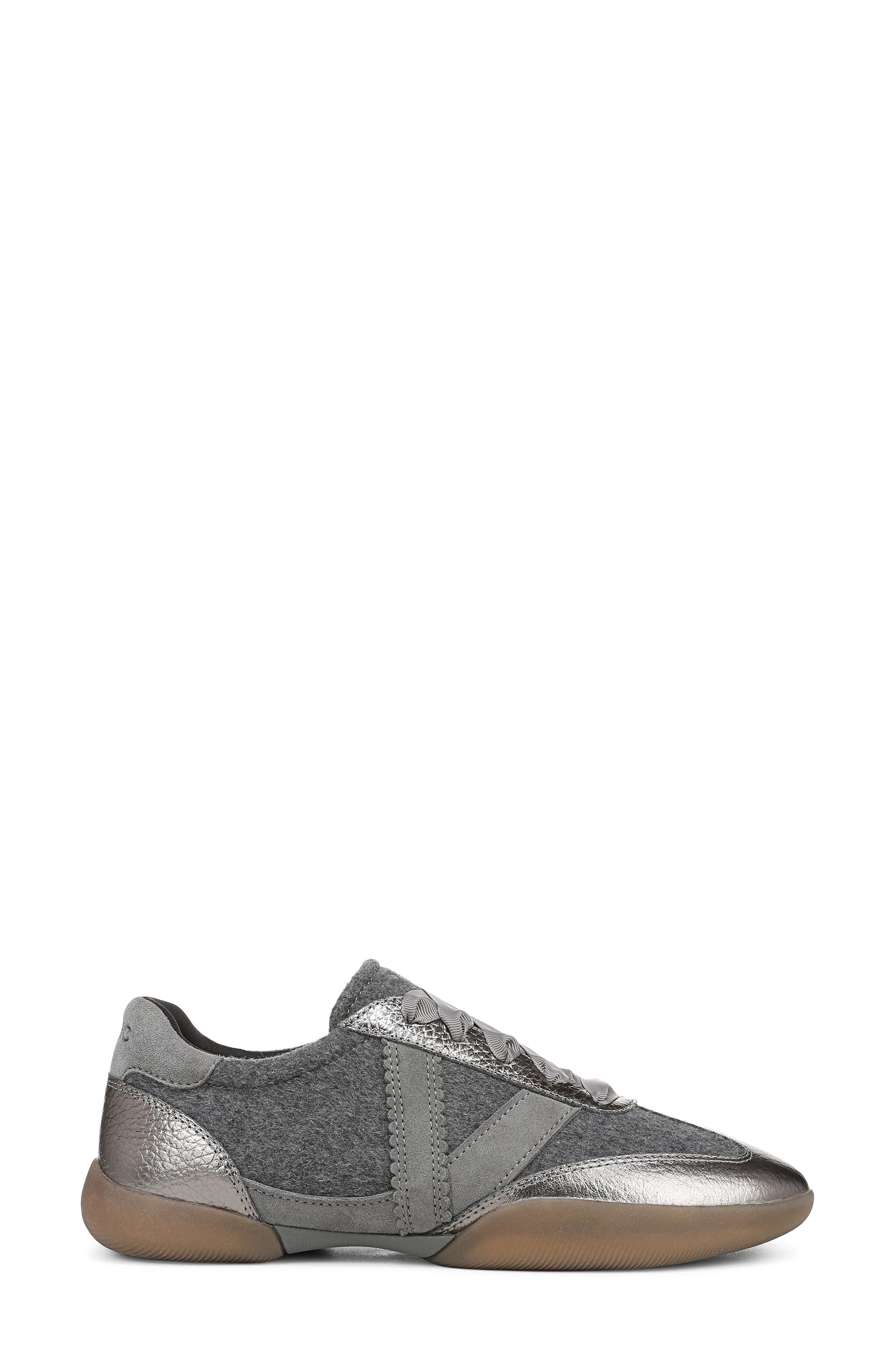 Arabelle Sneaker, Alternate, color, DK GREY FLANNEL WOOL