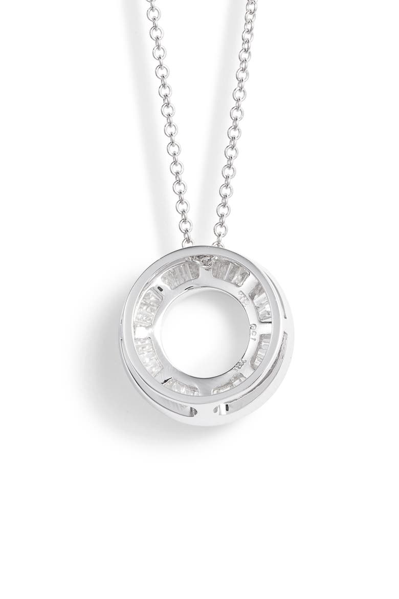 Circle of Life Small Diamond Pendant Necklace (Nordstrom Exclusive), Alternate, color, WHITE GOLD