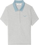 Zadig & Voltaire Mirta Crop Polo