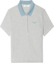 Zadig & Voltaire Mirta Crop Polo