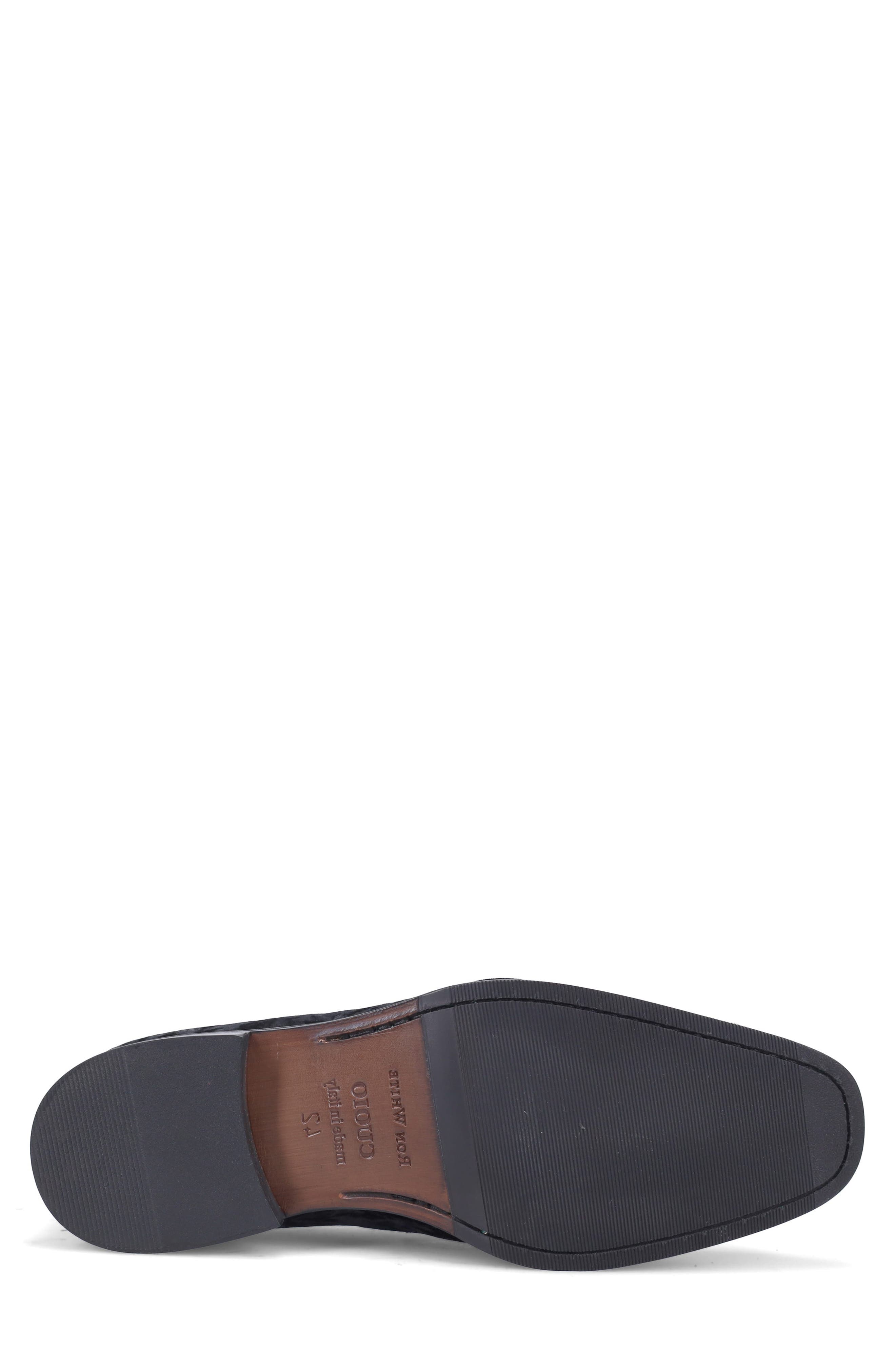 Ron White Tate Moc Toe Loafer, Alternate, color, Black