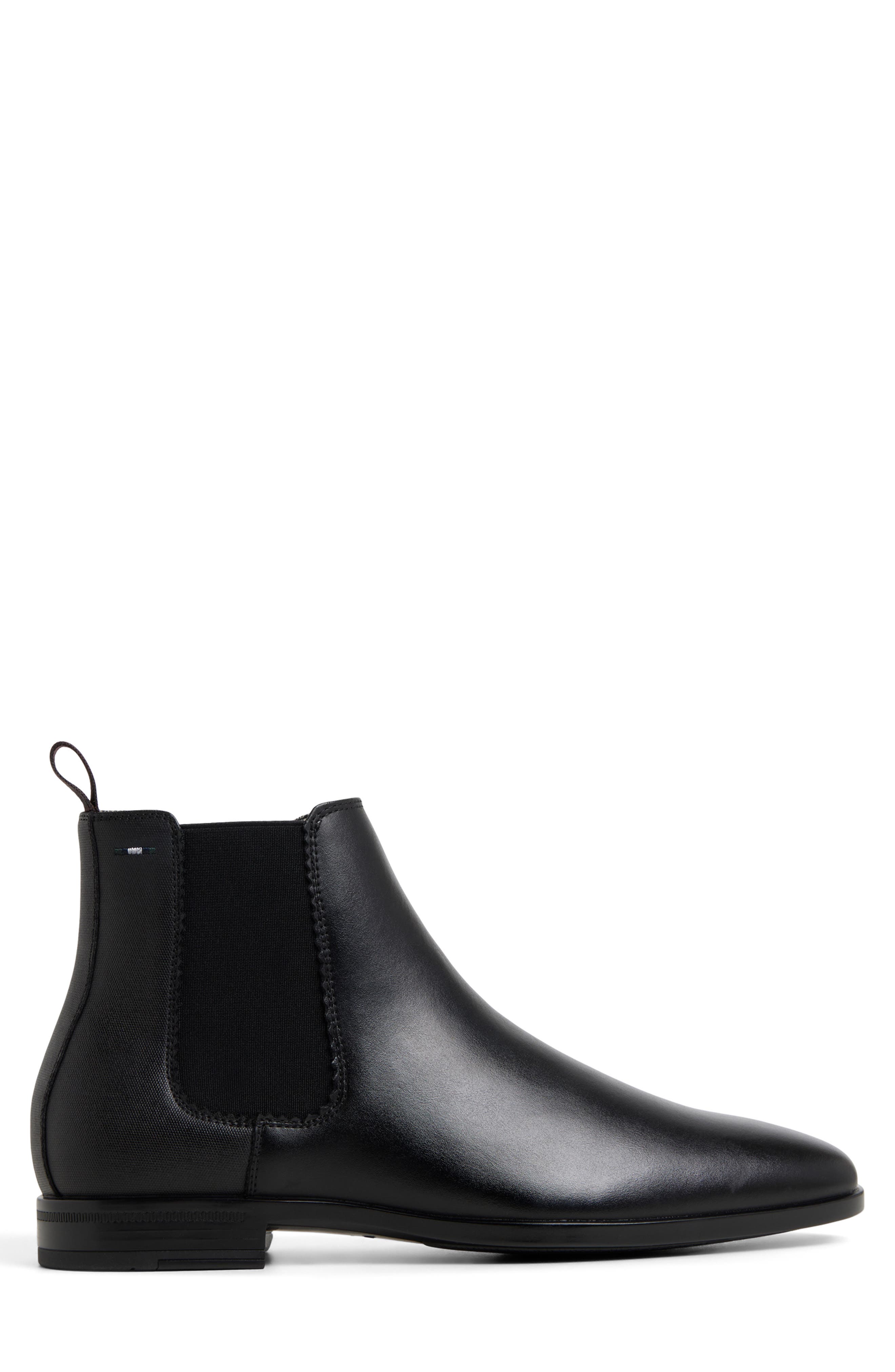 Ted Baker London Norwich Chelsea Boot, Alternate, color, Black Emboss
