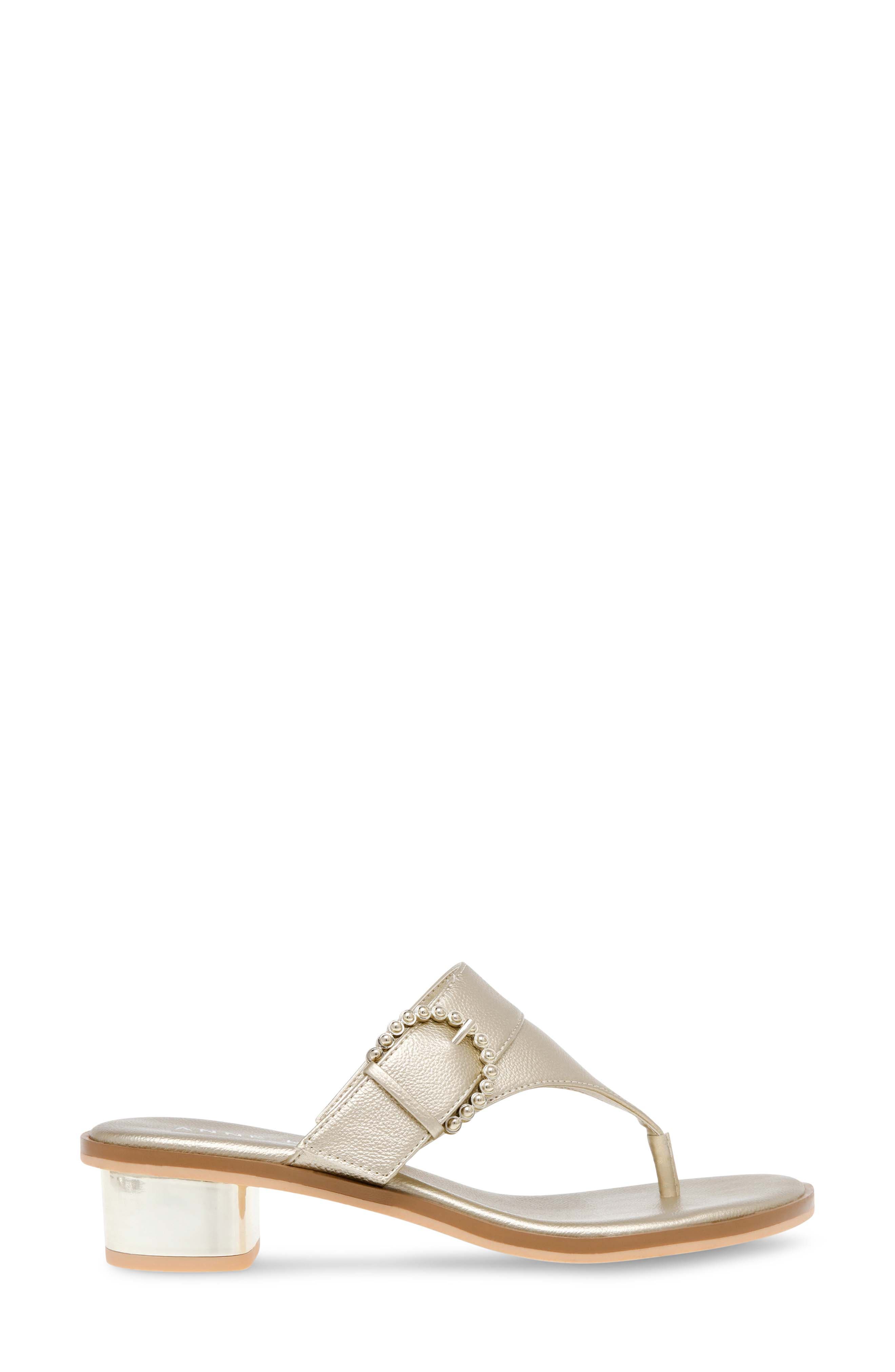 Anne Klein Thessy Sandal, Alternate, color, Platinum