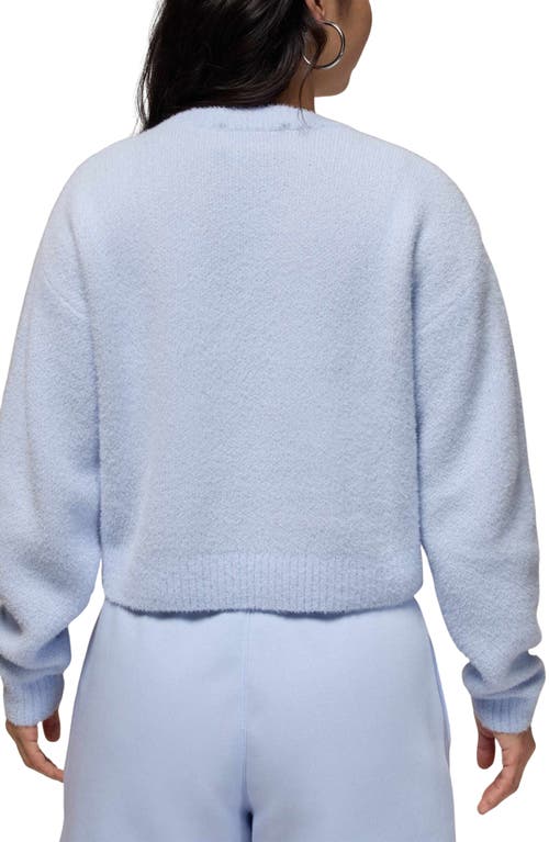 Nike Hydrogen Logo Sweater In Hydrogen Blue/guava Ice