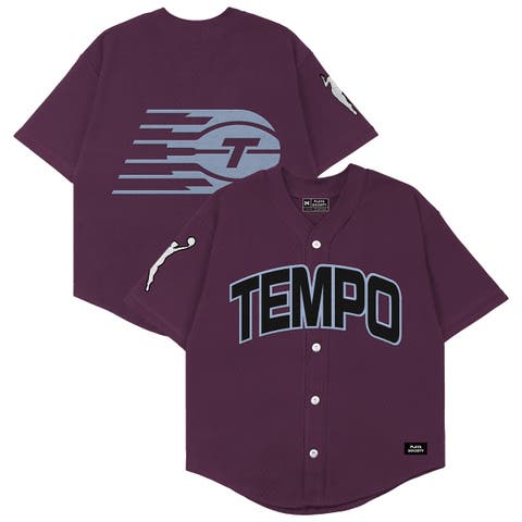 Unisex Playa Society  Burgundy Toronto Tempo Baseball Fashion Jersey