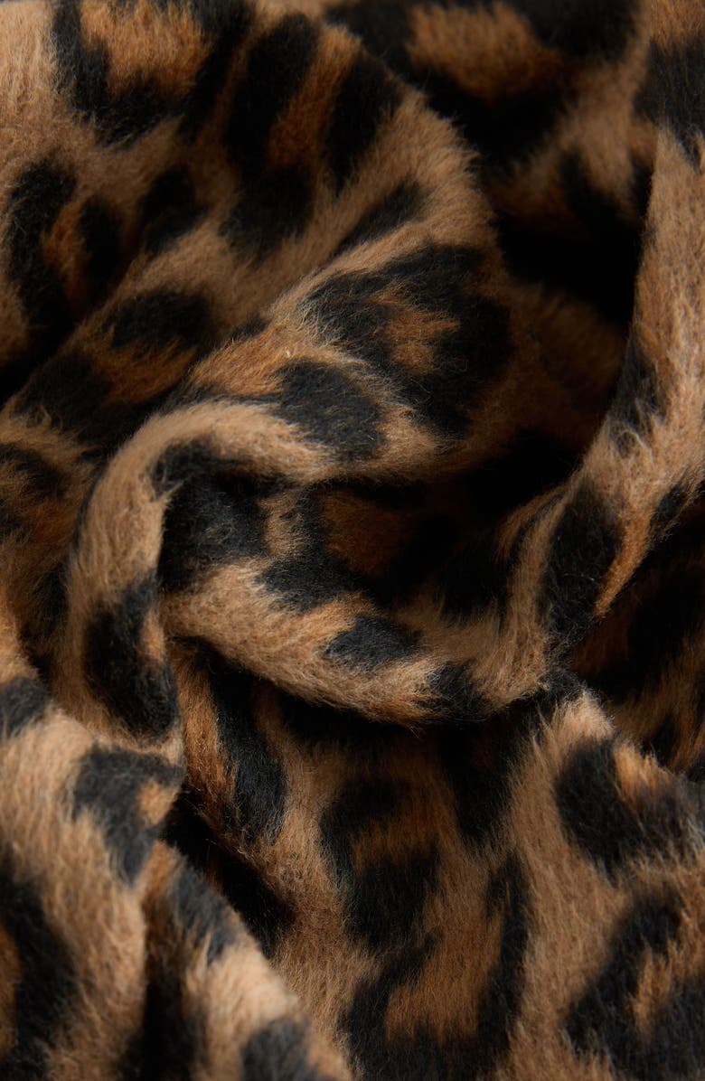 NEXT Leopard Print Jacket, Alternate, color, Brown