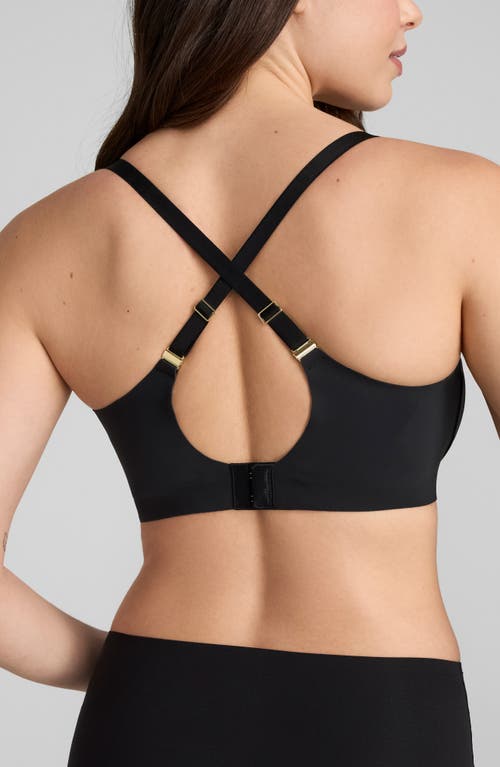 Honeylove Cloudembrace Wireless T-shirt Bra In Black