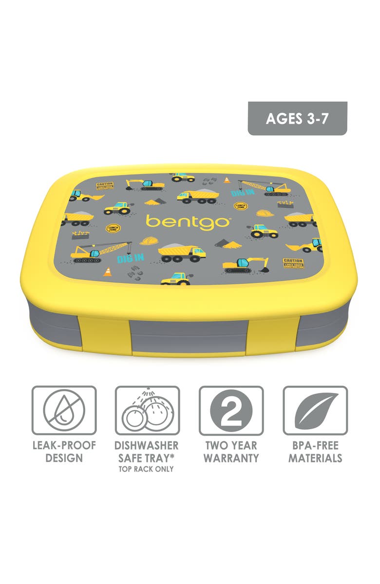 BENTGO Leak-Proof Kids' Construction Lunch Box, Alternate, color,