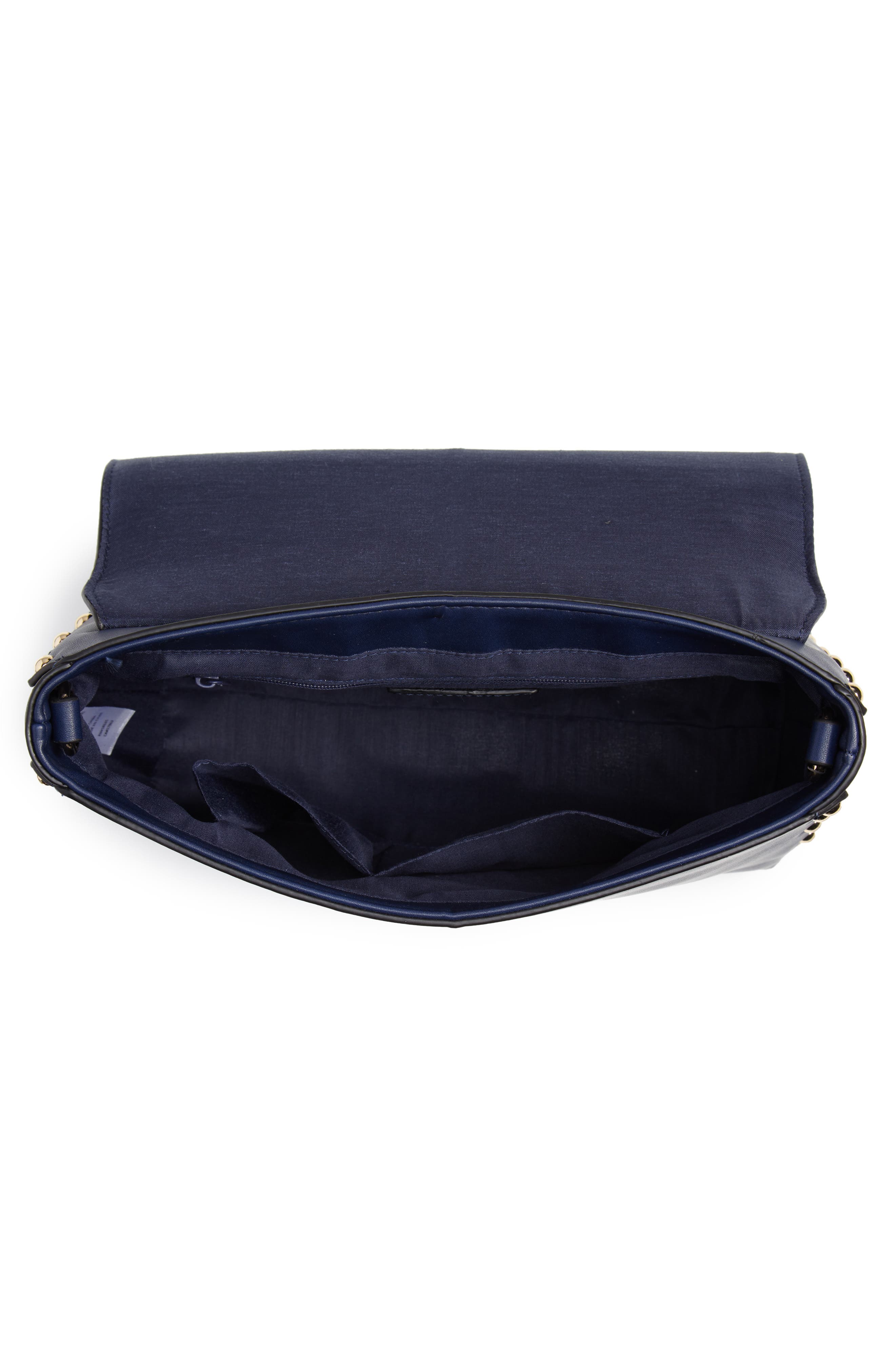 Cesca Studded Faux Leather Box Crossbody Bag, Alternate, color, 