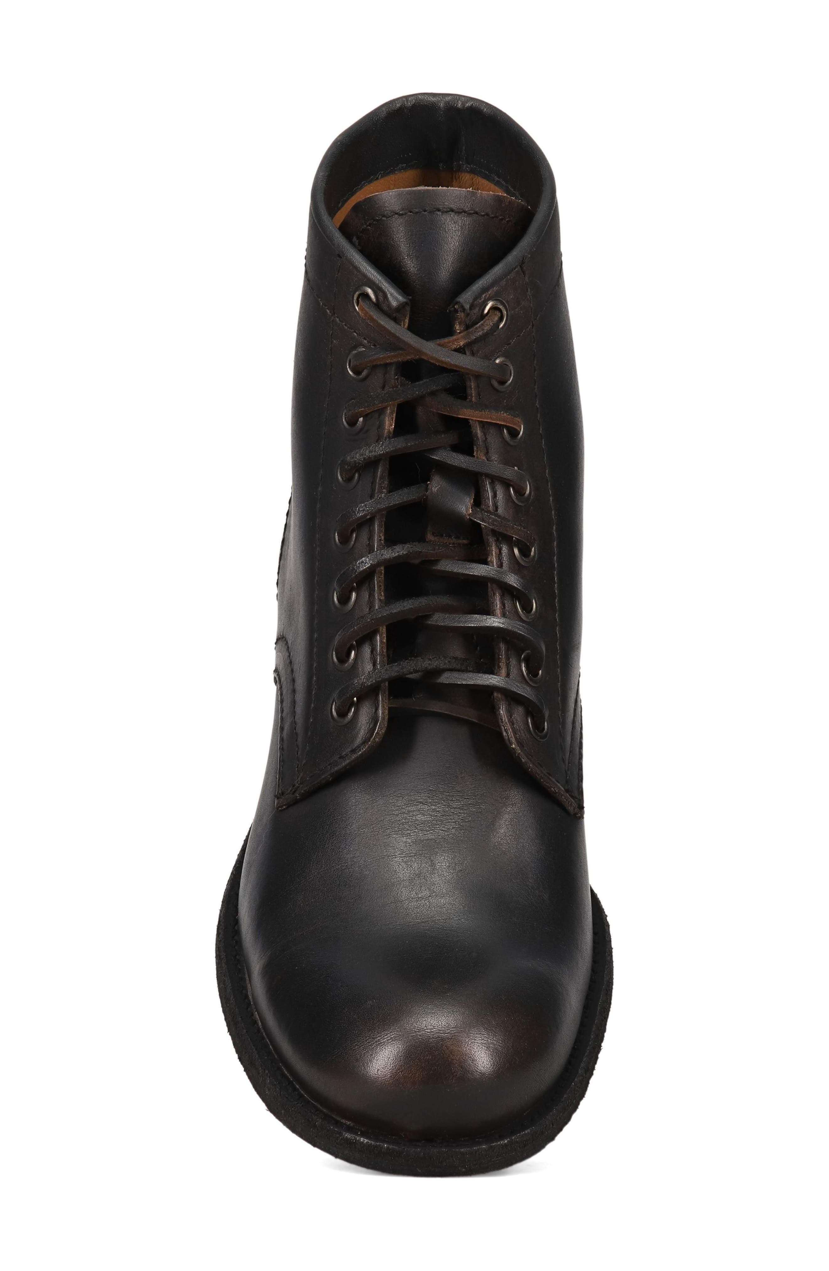 Tyler Flex Lace-Up Boot, Alternate, color, DARK BLACK