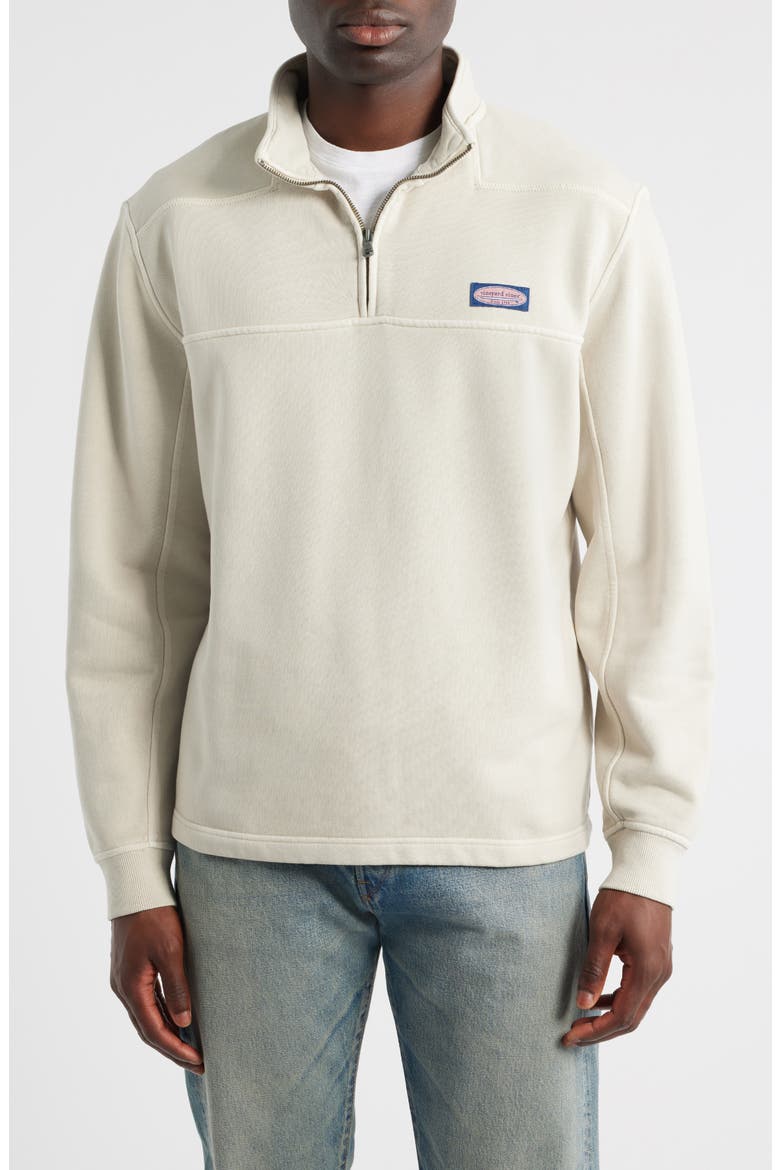 Shep Shirt® Quarter Zip Pullover, Main, color, STONE