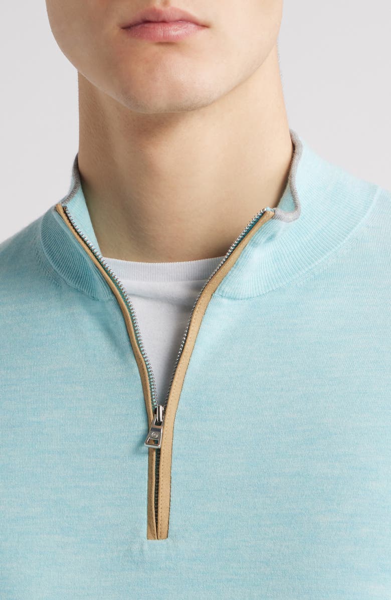 Peter Millar Crown Crafted Excursionist Flex Quarter Zip Pullover, Alternate, color, 