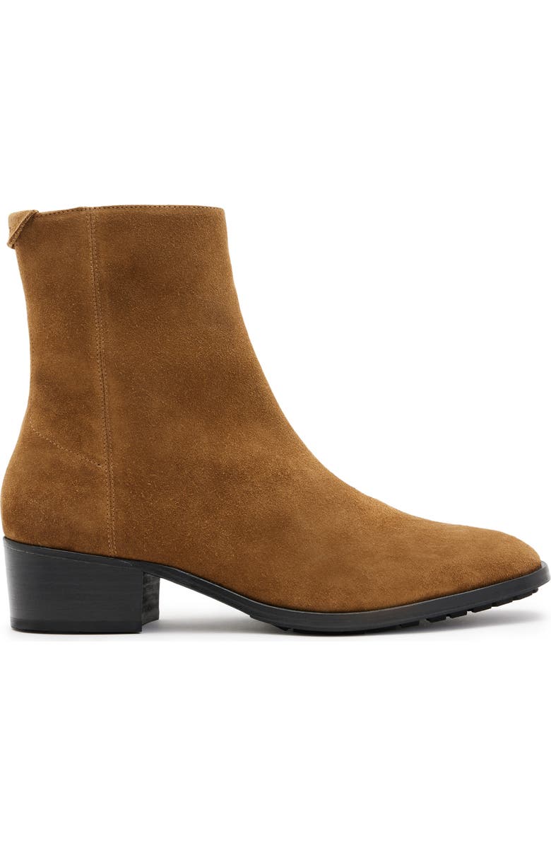 AllSaints Bonham Suede Zip Boot, Alternate, color,
