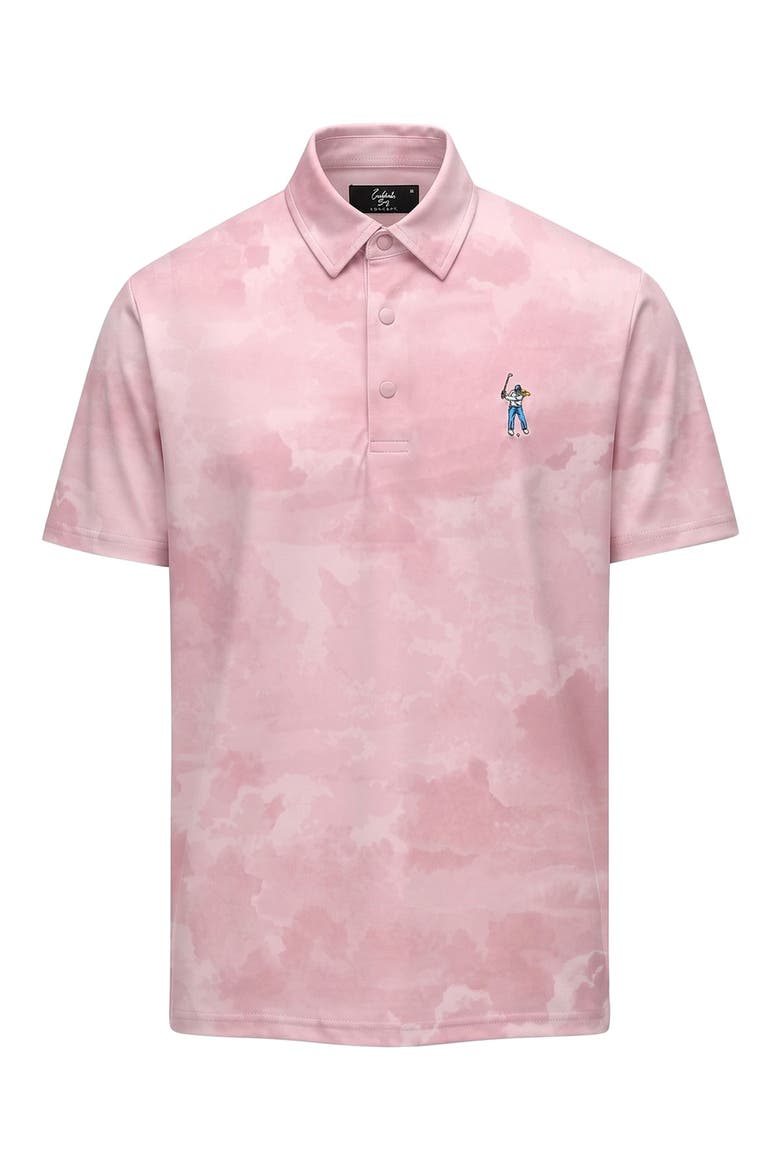 Snap Placket Performance Golf Polo, Main, color, ICY PINK