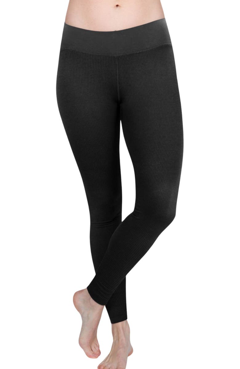Watson's Women's Therma Rib Thermal Long John, Main, color, Black