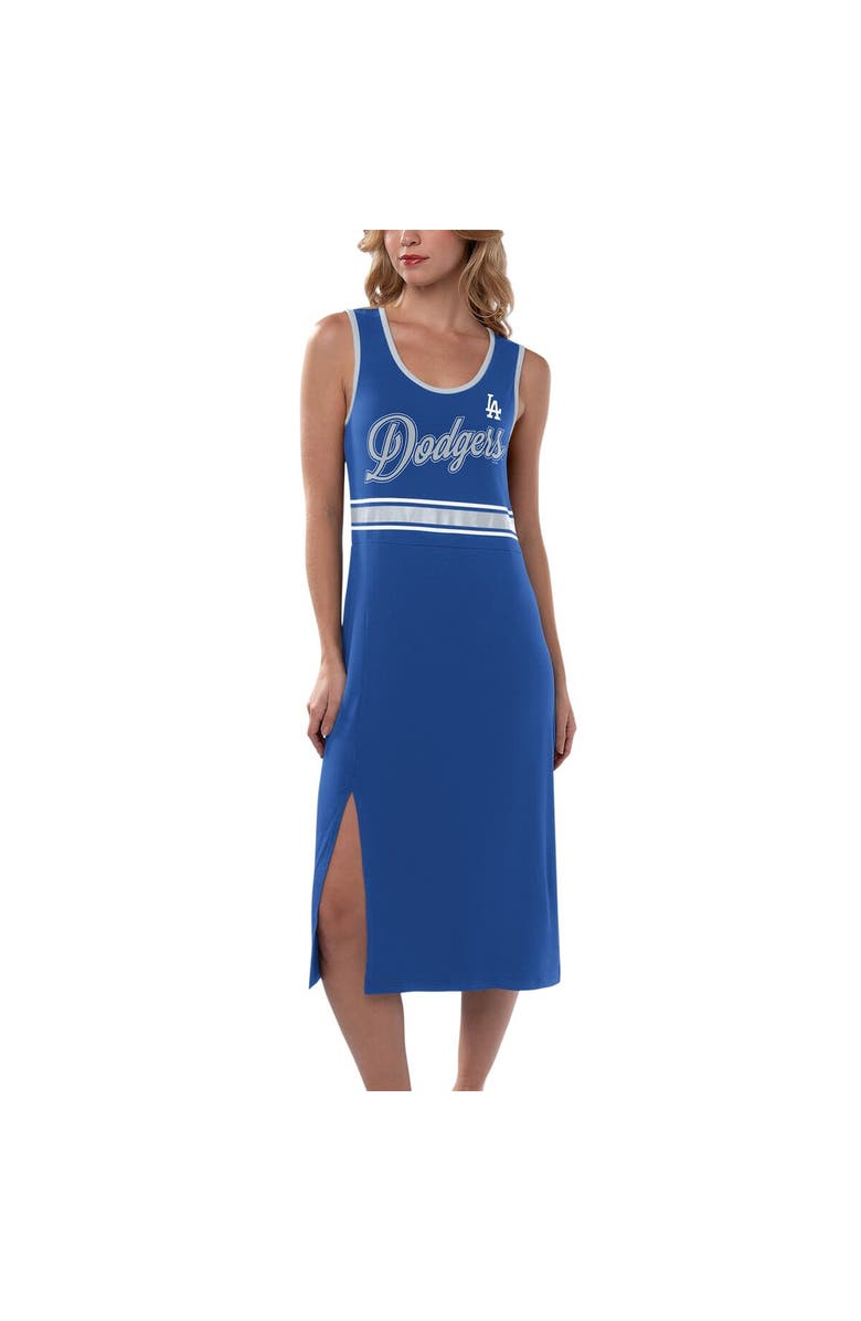 G-III 4HER BY CARL BANKS Women's G-III 4Her by Carl Banks Royal Los Angeles Dodgers Main Field Maxi Dress, Main, color, 