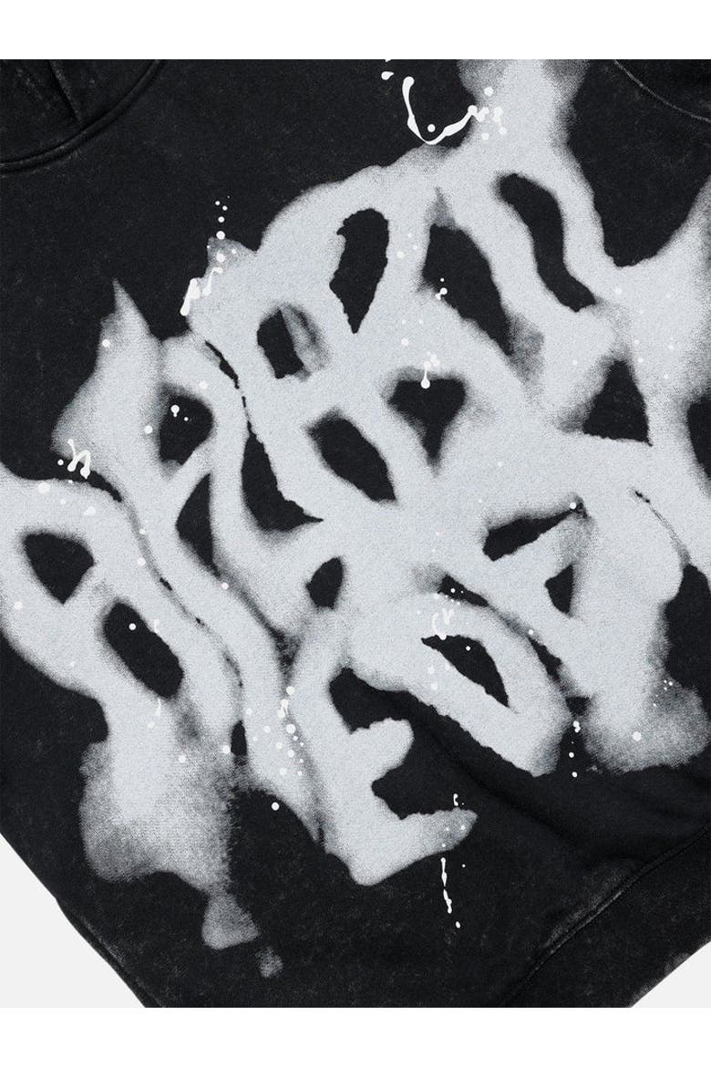 Abstract Graphic Hoodie, Alternate, color, Black