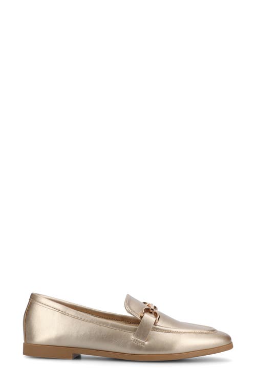 Shop Journee Collection Mizza Bit Loafer In Champagne