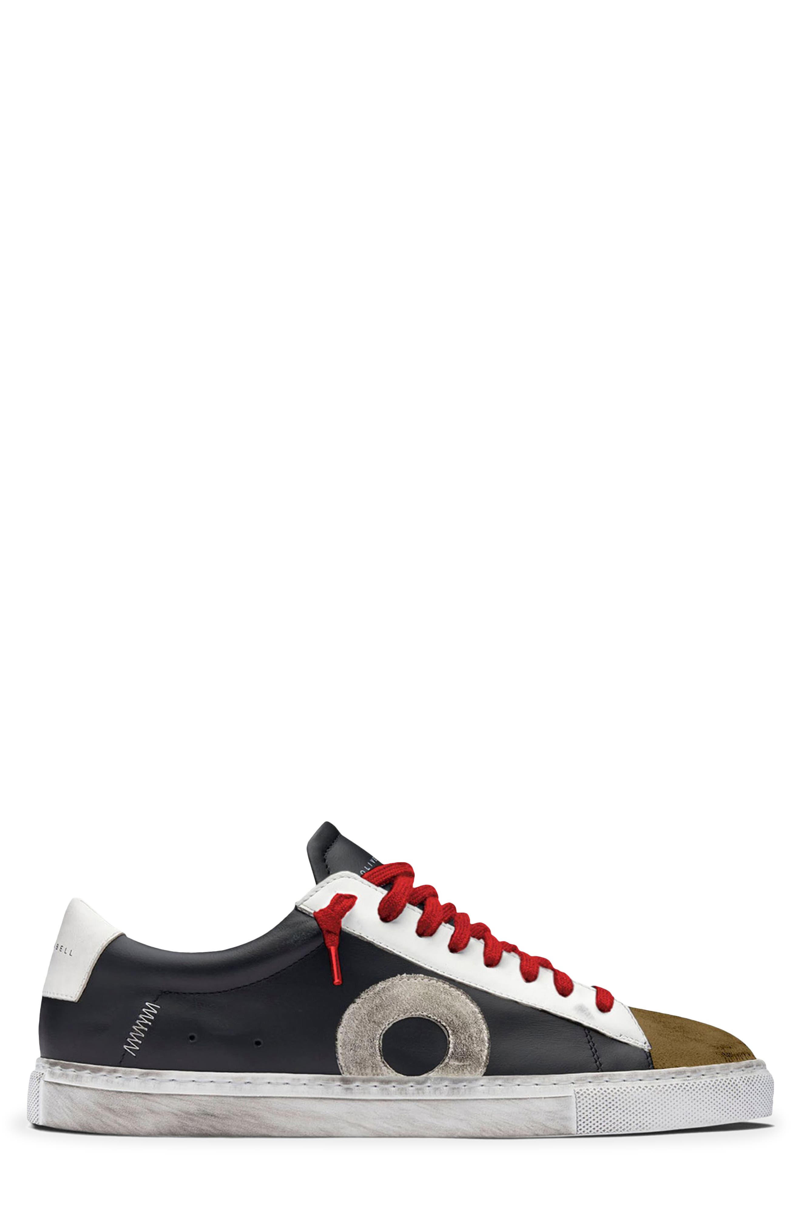 OLIVER CABELL Low Top Leather Sneaker, Alternate, color, 
