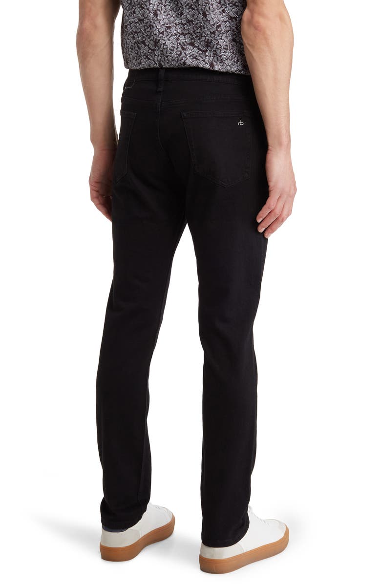 rag & bone Fit 2 Slim Fit Jeans, Alternate, color, Black