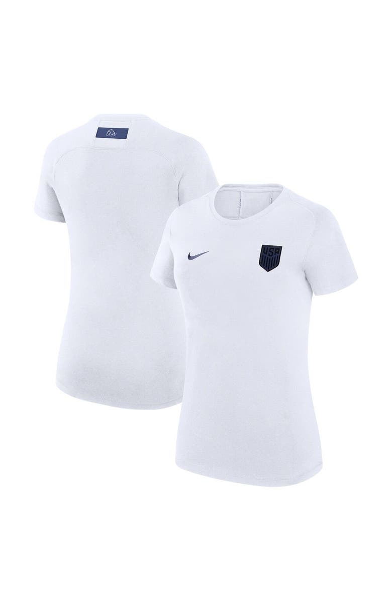 Nike Women's Nike White USMNT Travel T-Shirt, Main, color, White
