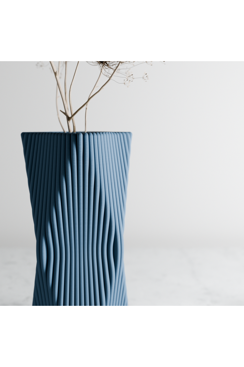 Tides Vase - No Insert, Main, color, Muted Blue