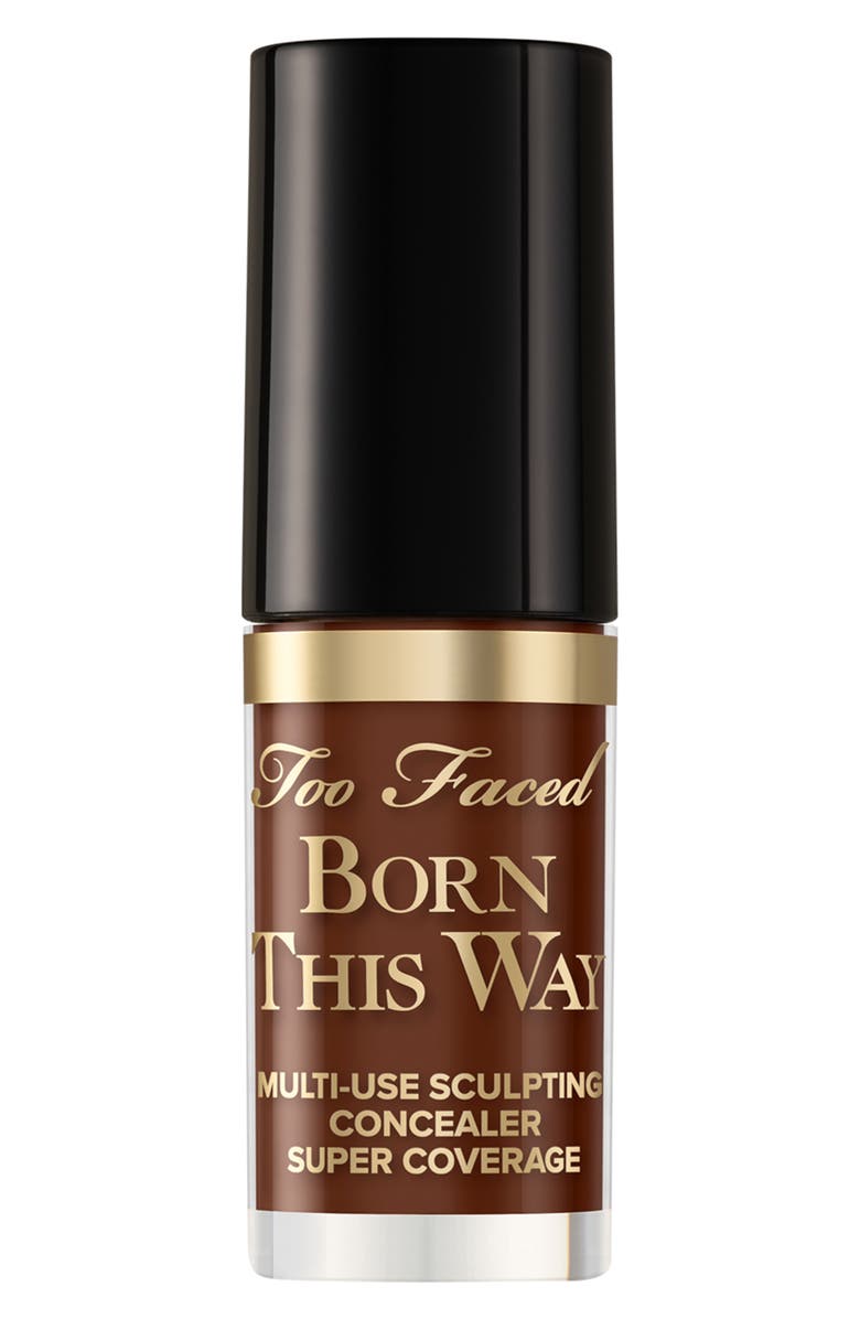 Too Faced Travel Size Born This Way Super Coverage Multi-Use Longwear Concealer, Main, color, Sable