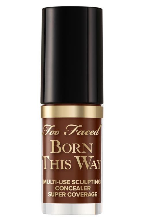 Too Faced Mini Born This Way Super Coverage Multi-use Concealer Sable 0.06 oz / 1.77 ml In Sable