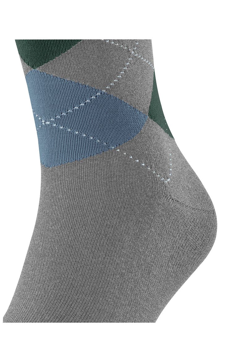 Sensitive Argyle Crew Socks, Alternate, color, LIGHT GREY