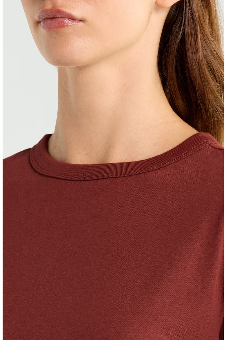 Rhodes Cotton Crewneck T-Shirt, Alternate, color, GARNET